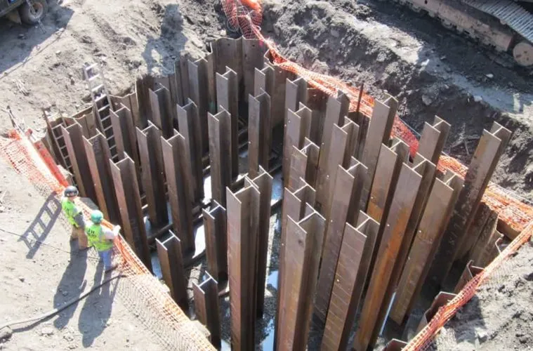 Pressed Steel Pilings in Siler City, NC