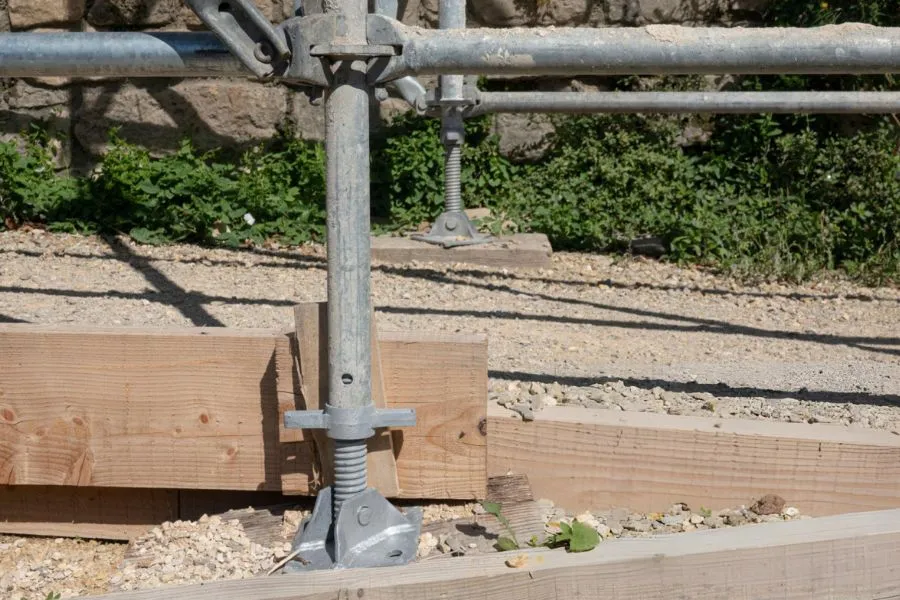 Steel Push Pier Installation in Siler City, NC